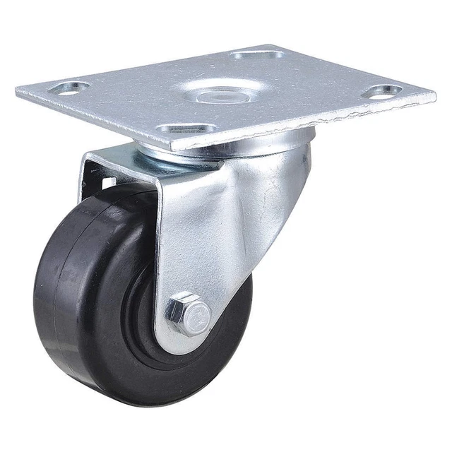 GRAINGER APPROVED 02TM03101S002 Standard Plate Caster,Swivel,350 lb.