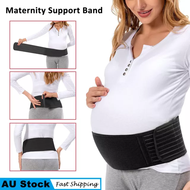 Pregnancy Belly Band Adjustable Back Breathable Maternity Belt Pelvic Support