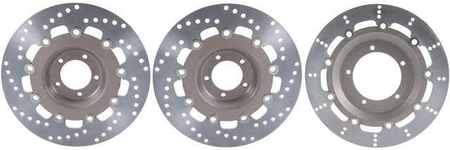 Front & Rear Brake Rotor Kit EBC MD1036LS, MD1036RS, MD1082 1983 Honda GL1100