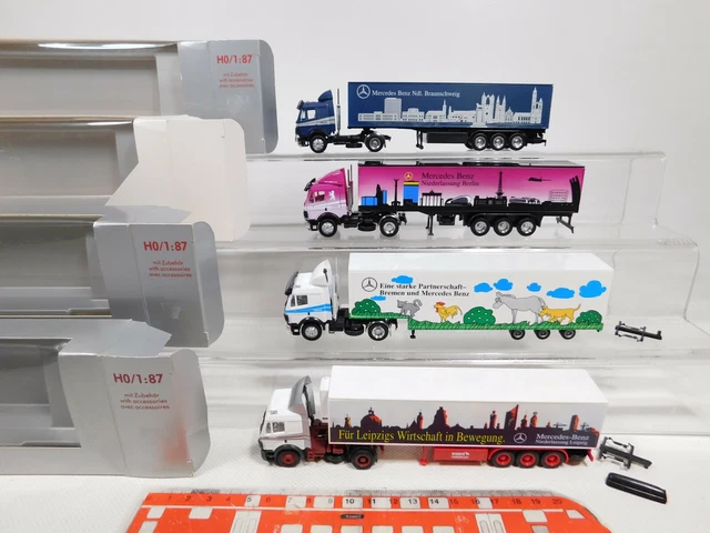 GRELL HO 1/87 Camion Truck Mercedes L322 Biere Ebriosus In Box EUR 10