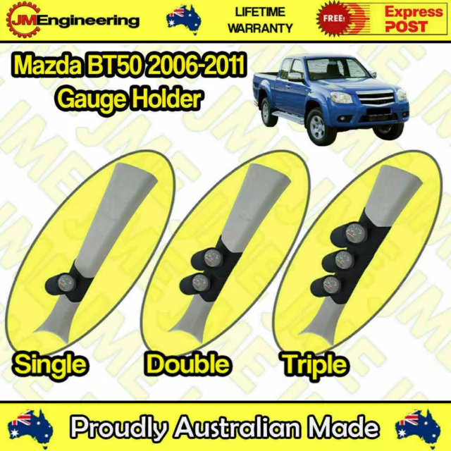 Gauge Holder for Mazda BT50 Pillar Pod 2006-2011 CLIP ON 52mm 60mm 2" inch