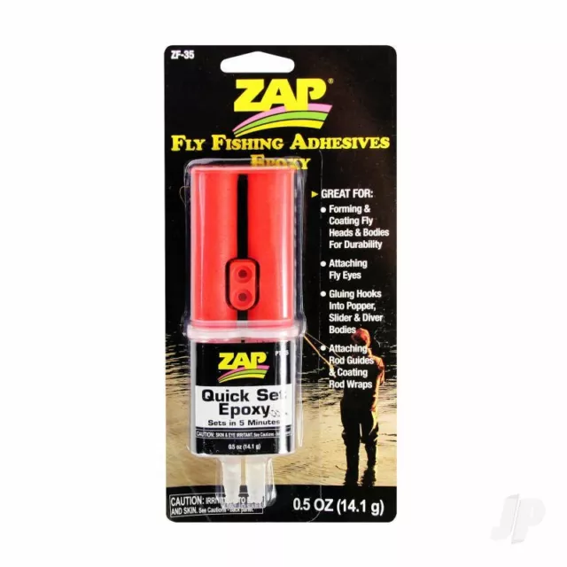 Fly Fishing Adhesives Quick Set Epoxy (0.5oz, 14.1g) ZAPZF-35