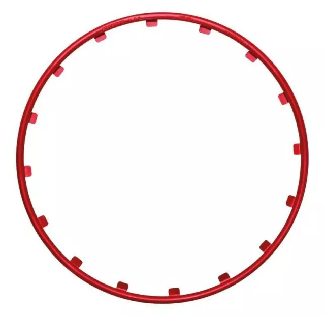 RIM RINGZ Felgenschutzring 19" Zoll rot, 4 Stück mit Montagewerkzeug