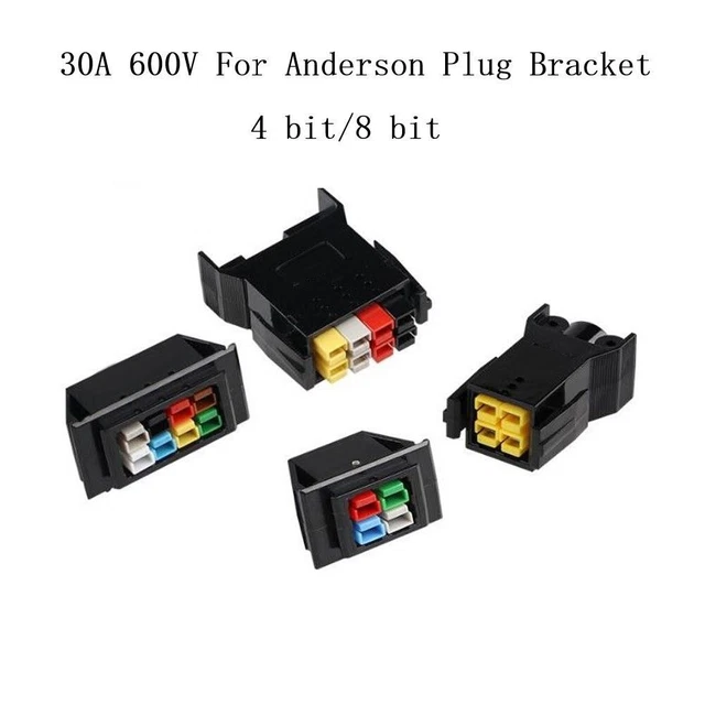 1pcs Fixation Support 30A/45A Noir Électrique Ingénierie Interchangeables