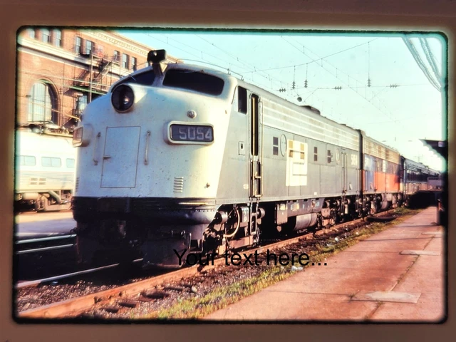 4188 Duplicate Slide Penn CEntral 5054 FL9 New Haven, CT 1974