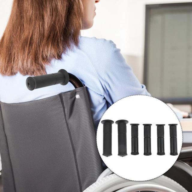 6 PCS HANDLE Cover Rubber Shopping Cart Protector Wheelchairs Armrest