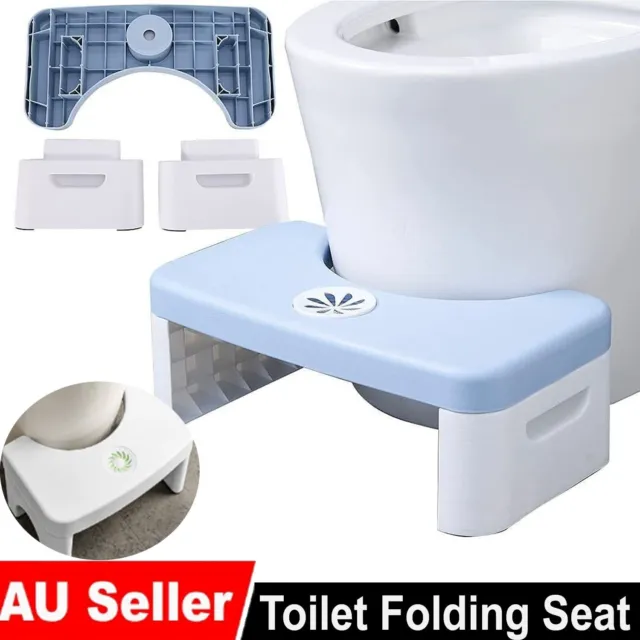 Sit and Squat Squatty Potty Stool ECO Non-Slip Portable Bathroom Toilet Stools