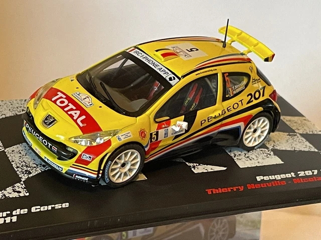 Modèle Réduit 1/43 Peugeot 207 S2000 N°19 Rallye Tour De Corse 2011 - Neuf Sous Boîte Altaya/Ixo