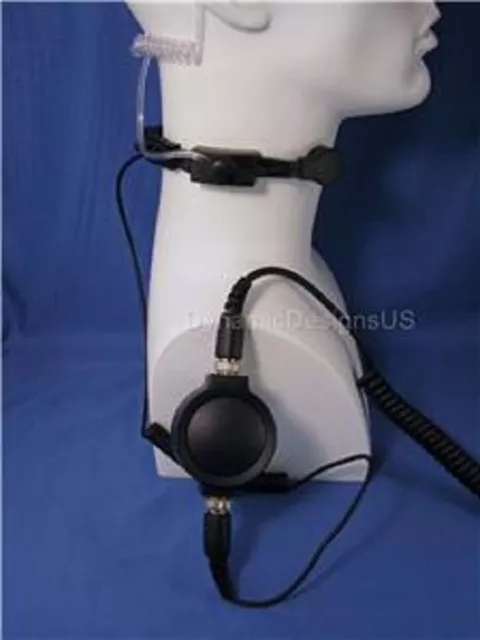 For Motorola HT1000 2000 MTX838 960 8000 9000 XTS1500 Tactical Throat Microphone