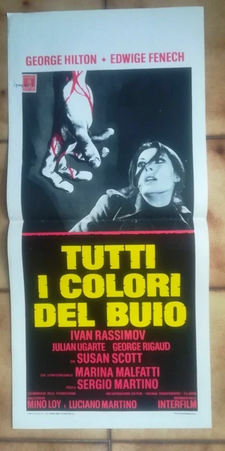 TUTTI I COLORI Del Buio Edwige Fenech Hilton Martino Locandina ...