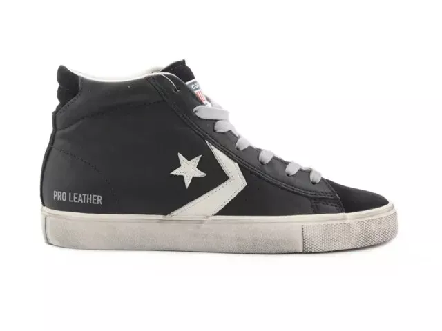 sneakers CONVERSE Pro Leather vulc 162746c unisex all star ct hi alte pelle nero