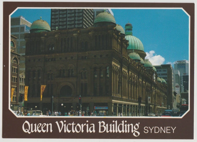 Australia NEW SOUTH WALES NSW Queen Victoria Building SYDNEY NCV postcard c1980
