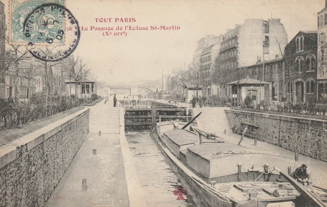75 Cpa Paris X° Le Passage De L'locuse Saint-Martin