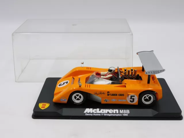 MG Vanquish Mclaren M8B #5 Hulme Bridgehampton 69 slot car 1:32 Ca 23 MIB