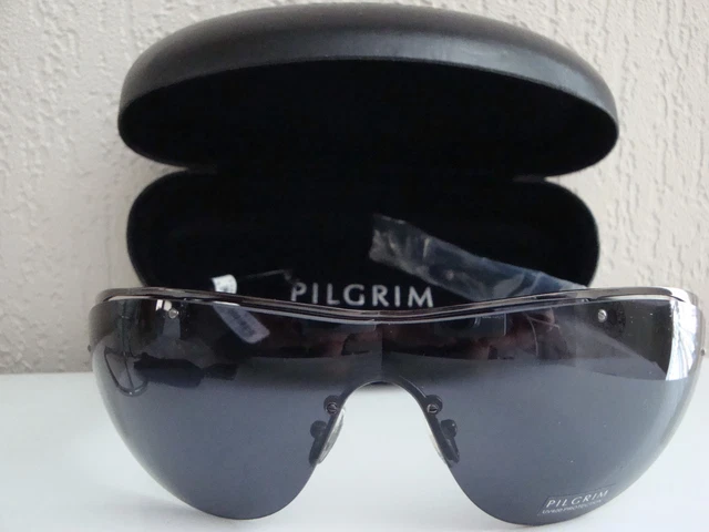 Lunettes De Soleil Vintage Aviateur Années 80 - Monture Chromée, Verres Fumés Antichoc, Neuves Avec étiquettes