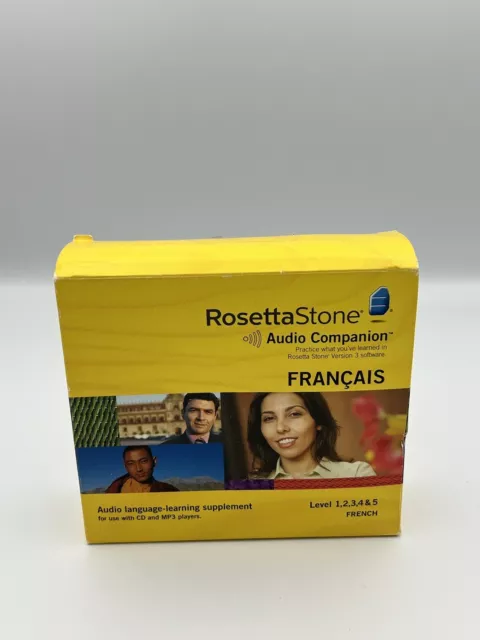 Rosetta Stone French - Levels 1-5 (1,2,3,4,5) Excellent Condition.