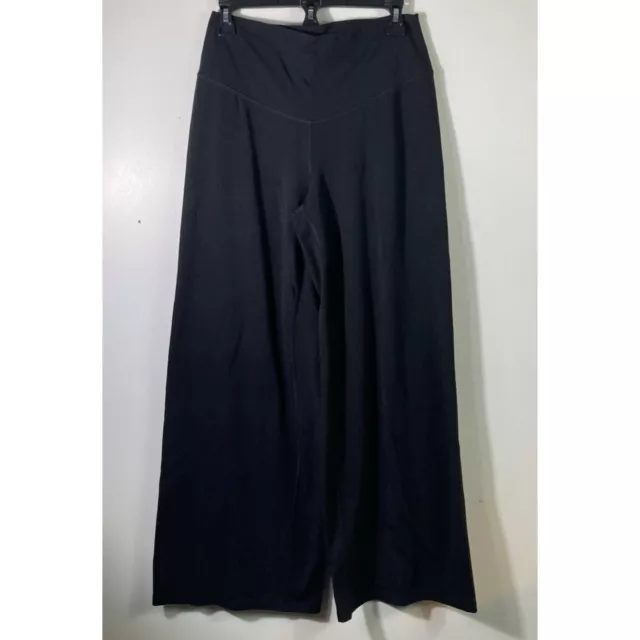 Womens Old Navy Powerchill Extra High Rise Wide Leg Go Dry Active Pants Black M