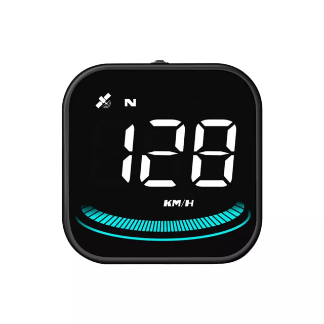 Digital GPS Speedometer Compass Car HUD Head Up Display Overspeed Warning Alarm