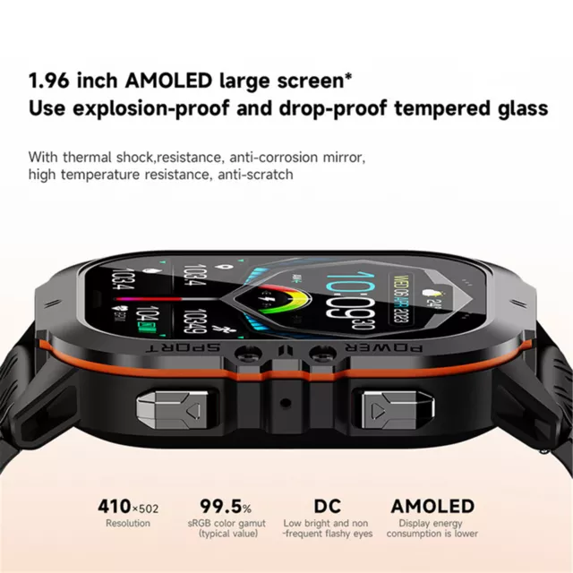 2024 Bluetooth Call Smart Watch For Men Waterproof Outdoor Sport Fitness Tracker 3