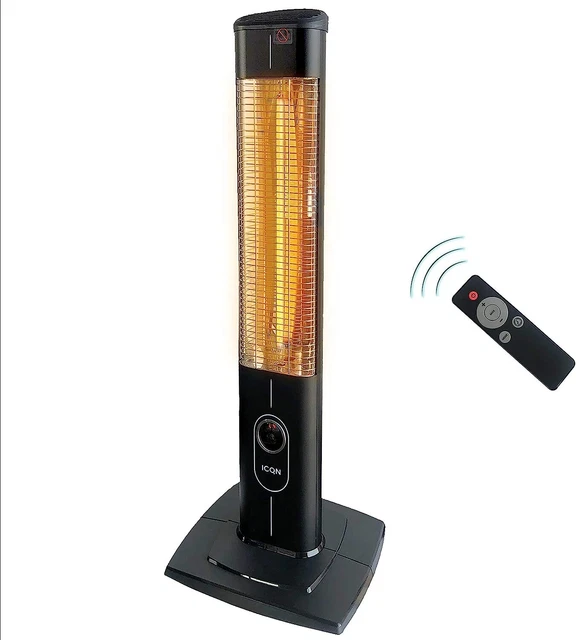 Heizstrahler DEFEKT Stand-Heizstrahler Infrarotstrahler mit Fernbedienung 2300W