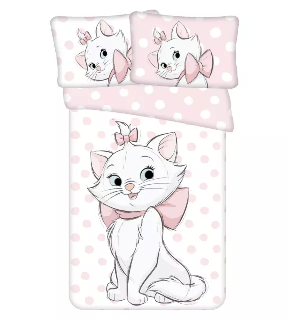 Parure De Lit 101 Dalmatiens Jerry Fabrics - Housse Couette 100x135cm + Taie 40x60cm - Coton Réversible