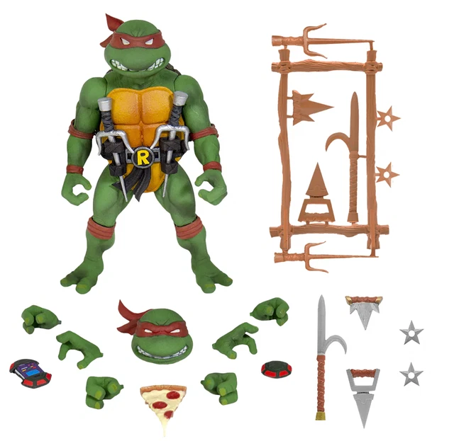 Super7 TMNT ULTIMATES! Wave 1 Raphael v2 Collectible Action Figure (NEW IN BOX)