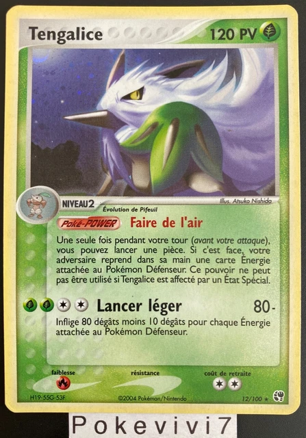 Pokemon Card TENGALICE 12/100 Holo Block EX Sandstorm FR