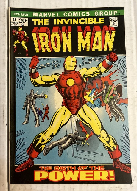 Iron Man #47  VF/NM  Origin Story Retold! Marvel Comics 1972 NICE BOOK!