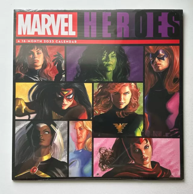 MARVEL HEROES 2023 CALENDAR, New, Alex Ross EUR 6,94 PicClick FR