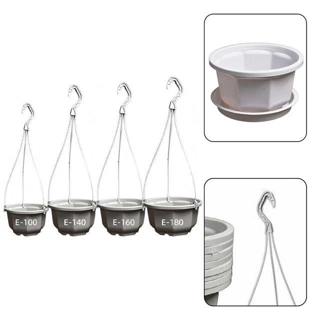 Hängender Blumentopf mit abnehmbarem Hakendesign Ihre perfekte Balkoneinrichtun