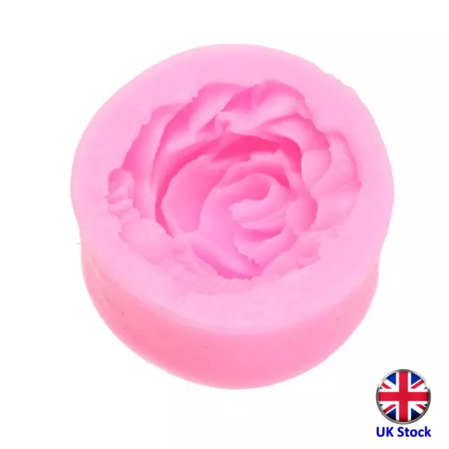 Rose Silicone Cake Mould - Ideal for Chocolate, Fondant. etc - UK Stock