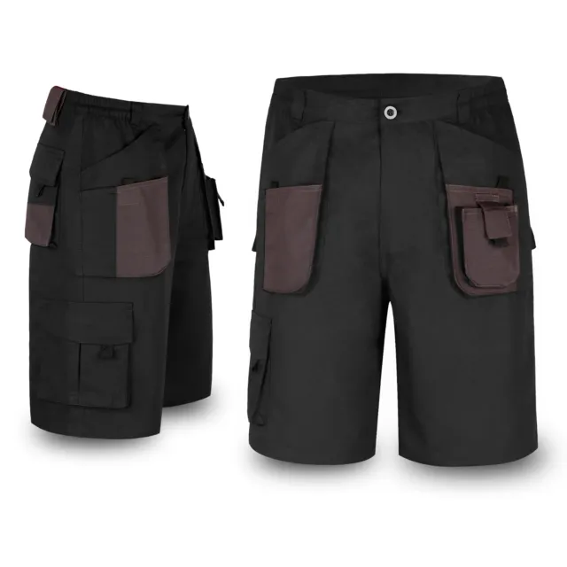 WORK CARGO SHORTS Men Heavy duty Workwear Multipocket quality Cargo Shorts UK