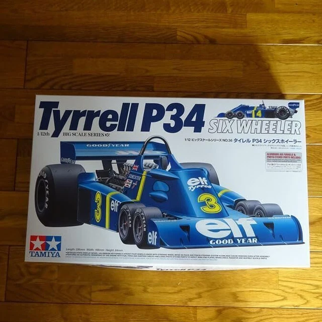 Ensemble Décalcomanies & Pièces Photo-gravées (PE) Pour Tamiya 1/12 Tyrrell P34 Six Wheeler F1 - Neuf