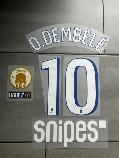 Maillot De Football Floqué Enfant PSG Stadium Domicile Ousmane Dembélé 25/26 Marine NIKE