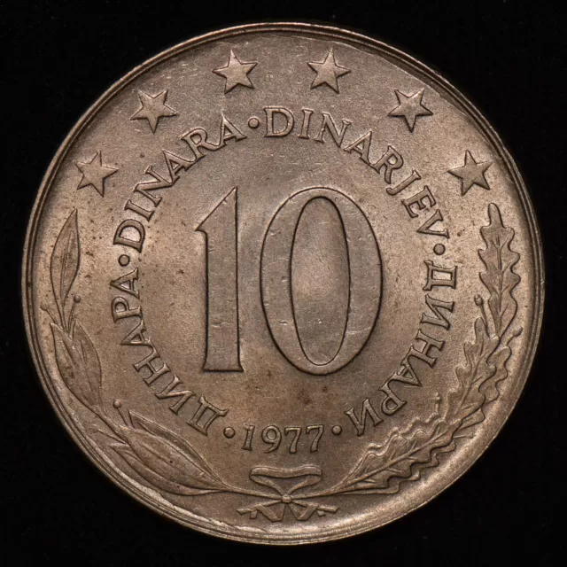 Yugoslavia 1977 Ten 10 Dinara - KM# 62