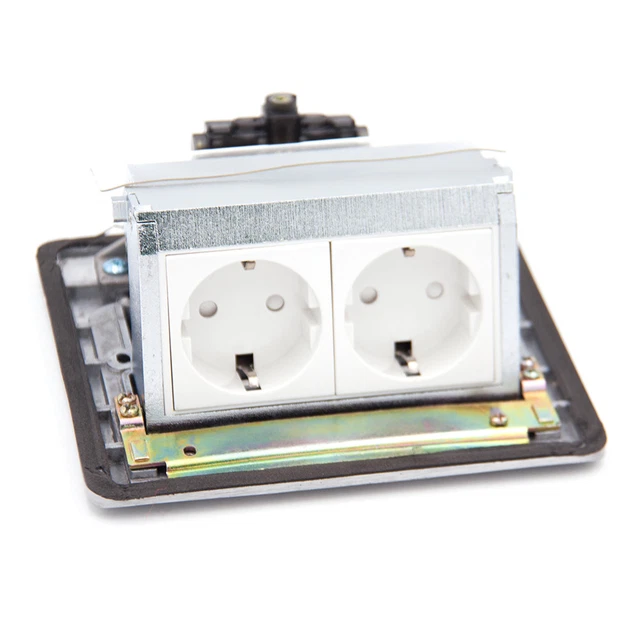 Ciabatta Multipresa Con Luce, Ciabatta A 4 Scomparti Con 3 USB, Presa - Foto 4