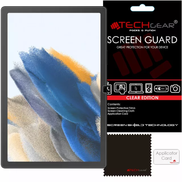 2 Pack TECHGEAR Screen Protectors for Samsung Galaxy Tab A8 10.5" SM-X200 / X205
