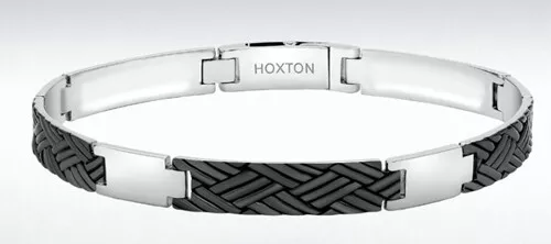 Créateur Hoxton London Hommes 925 Argent Sterling Fantaisie Bracelet 21cm