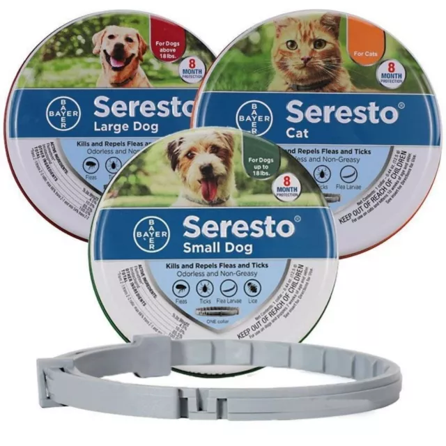 Adjustable Anti Flea And Tick Collar 8-Month Protection For Large Small Dogs Cat