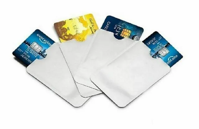 RFID Blocking Sleeve Credit Card Protector Bank Cards Holder for Wallets