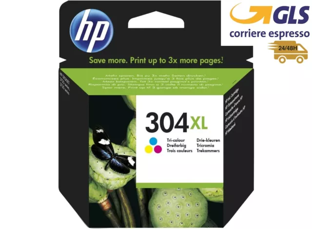 Cartuccia Originale Hp 304 Xl Colore Hp Dj3720 N°304Xl N9K07Ae