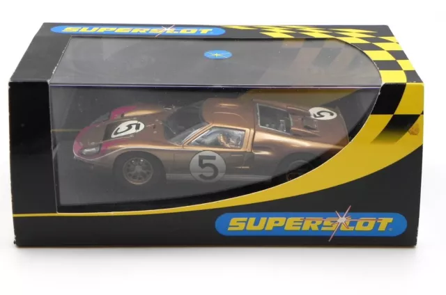 Superslot Ford GT MkII N.5  Le Mans 1966 slot car 1:32 H2465 MIB Scalextric