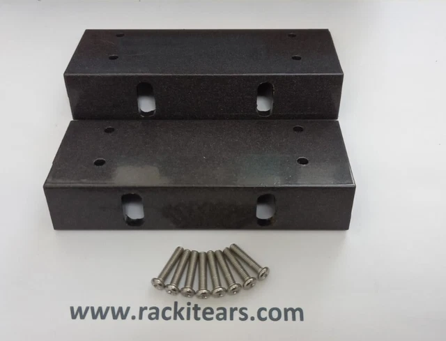Rack ears to fit Roland S-750 S-770 Sampler with mounting screws
