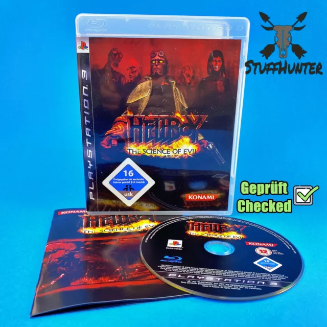 Hellboy The Science Of Evil - PS3 - Tested - USK16 Very Good