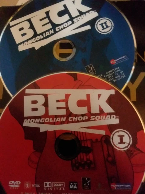 BECK: Mongolian Chop Squad - Volumes 1 and 2 dvd disc only