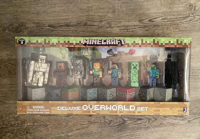 Minecraft Pro Set MINECRAFT DELUXE OVERWORLD Set Series 3 OVP -Figuren vollständig EUR 84 ...