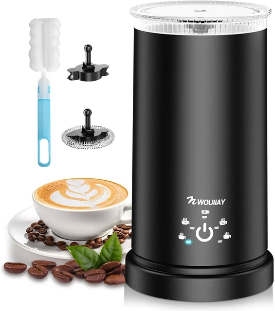 Montalatte Elettrico 4-in-1 UPOHYEE - Per Cappuccino, Latte Schiumato E Cioccolata | 500W, 350ml, Antiaderente - Foto 9