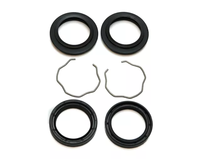 Fork Oil Seals, Dust Covers & Retaining Clips Set For Yamaha FZ 750 Genesis 1989