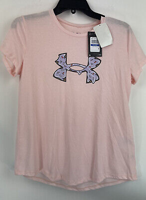 Under Armour Girls' Tech Graphic Big Logo Loose T-shirt Size YXLCC-0383