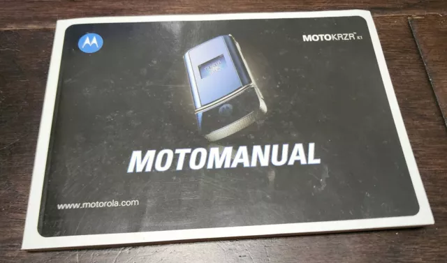 Motorola MotoKRZR Motomanual